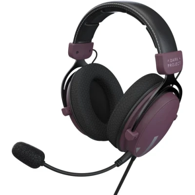 Навушники Dark Project HS4 Wired Purple/Black, Mini jack + USB, знімний мікрофон, 16 Ом, 96 дБ, кабель 2 м (DPO-HS-5004)