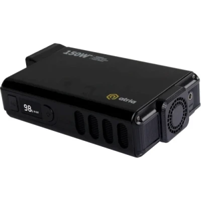 Зарядна станція Atria OPS-151, Black, 150 Вт / 115 Вт/год, 1xType-C (30 Вт), 1xUSB (18 Вт), 1xDC, 1x230V, Li-Pol