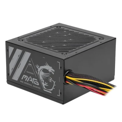 Блок живлення 500 Вт, MSI MAG A500N-H, Black, Active PFC, 12 см, 2xMolex / 3xSATA / 1x6+2-pin / 2x4+4-pin / 1x20+4-pin, захист OCP/OPP/SCP/UVP