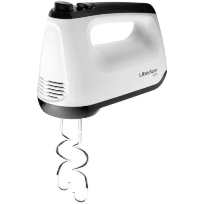 Міксер Liberton LHM-2806, White/Black, 600W, ручний, 6 швидкостей, вінчики, гаки для замісу тіста, корпус з ABS пластику Міксер Liberton LHM-2806, White/Black, 600W, ручний, 6 швидкостей, вінчики, гаки для замісу тіста, корпус з ABS пластику