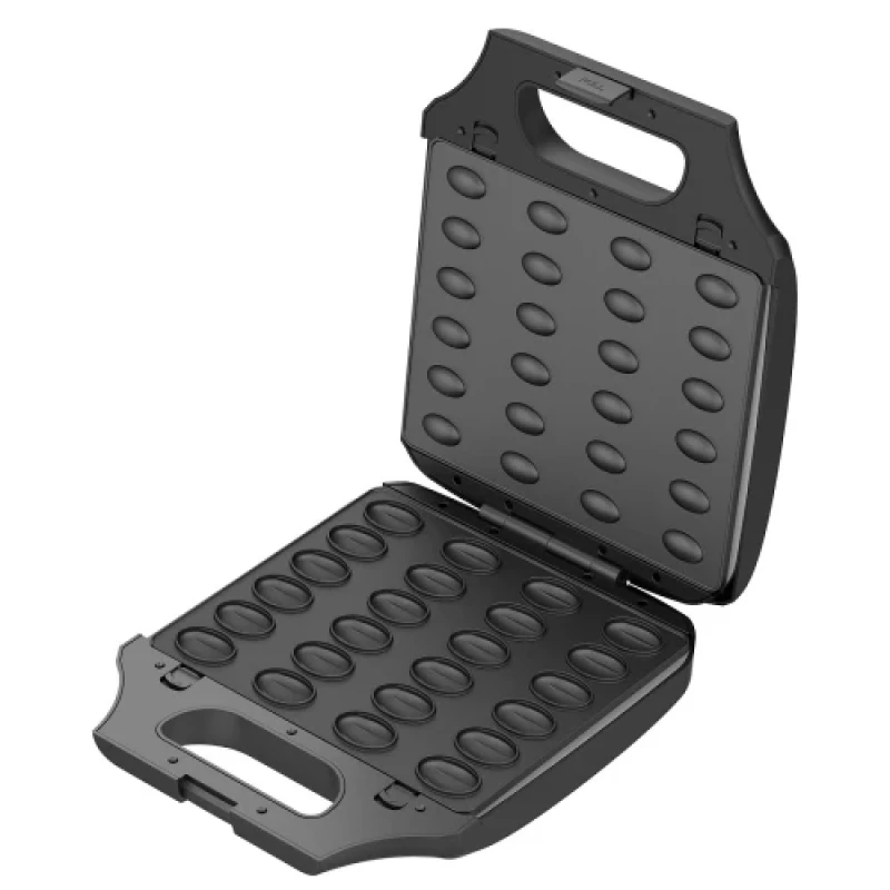 Мультимейкер Liberton LSM-5108, Black/Silver, 1400W, 4в1 гриль, трикутні сендвічі 4шт, бельгійські вафлі 2шт, горішки 12шт, антипригарне покриття, індикатор живлення та готовності, автоматичний контроль температури