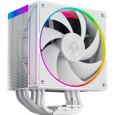 Кулер для процесора ID-Cooling FROZN A610 ARGB White, 120 мм, 6 теплових трубок, алюміній/мідь, Intel: 1851, 1700, 1200, 115x; AMD: AM4/AM5, 500±200 ~ 2000±10% об/хв, 29.85dB(A) Max, 154х94х120 мм, 4-pin PWM, до 250 Вт