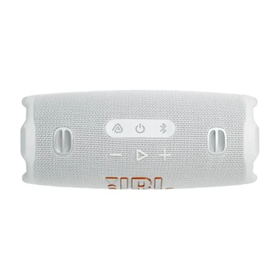 Колонка портативна 2.0 JBL Charge 6, White, 45 Вт (30Вт + 15Вт), Bluetooth 5.1, IP67, технологія "PartyBoost", USB Type-C, акумулятор 4722 mAh (JBLCHARGE6WHT)