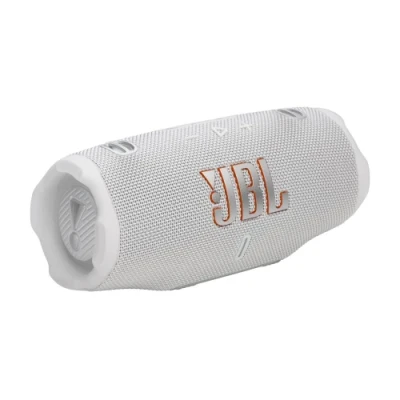 Колонка портативна 2.0 JBL Charge 6, White, 45 Вт (30Вт + 15Вт), Bluetooth 5.1, IP67, технологія "PartyBoost", USB Type-C, акумулятор 4722 mAh (JBLCHARGE6WHT)