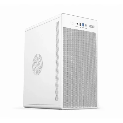 Корпус 2E Credo V285W, White, без БЖ, Mini Tower, для Micro ATX / Mini ITX, 1xType-C / 1xUSB 3.0 / 1xUSB 2.0, макс. CPU - 160 мм / VGA - 300 мм, 1x120 мм (2E-V285W)