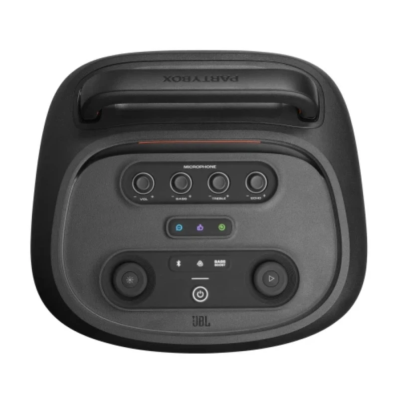 Колонка портативна 2.1 JBL PartyBox 520, 400 Вт, Bluetooth, полікарбонат/метал, керування зверху (JBLPARTYBOX520EU)