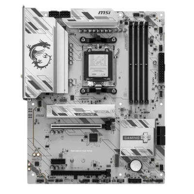 Материнська плата AM5 MSI B850 GAMING PLUS WIFI6E, B850, 4xDDR5, Int.Video (CPU), 4xSATA3, 2xM.2, 2xPCI-E 4.0 x16, 1xPCI-E 3.0 x1, ALC897, Realtek 8125D 2.5G, WiFi 6E, Bluetooth 5.3, 11xUSB 3.2 / 4xUSB 2.0, HDMI/DP, ATX