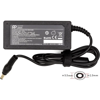 Блок живлення PowerPlant для ноутбуків Asus 19V, 3.42A, 65W, 5.5x2.5 (AS65F5525)