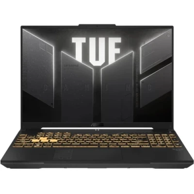 Ноутбук 16" Asus TUF Gaming F16 (2024) FX607VU-RL141, Mecha Gray, 16" (1920x1200, IPS, 144 Гц), Intel Core 5 210H (8x2.2-4.8GHz), 16GB DDR5, SSD 512GB, nVidia RTX 4050 6Gb, LAN, Web, Wi-Fi 6, BT 5.3, 2xTypeC/2xUSB3.2, HDMI, 56Wh, noOS (90NR0N06-