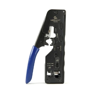 Кліщі обтискні (кримпер) Cablexpert T-WC-06, для RJ45 / RJ12 / RJ11 Кліщі обтискні (кримпер) Cablexpert T-WC-06, для RJ45 / RJ12 / RJ11