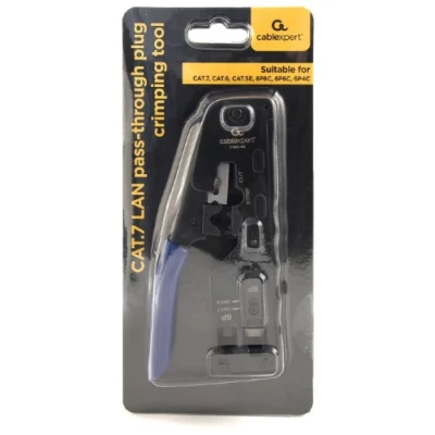 Кліщі обтискні (кримпер) Cablexpert T-WC-06, для RJ45 / RJ12 / RJ11 Кліщі обтискні (кримпер) Cablexpert T-WC-06, для RJ45 / RJ12 / RJ11