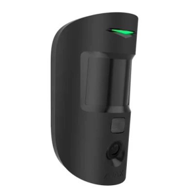 Бездротовий датчик руху Ajax HDR MotionCam (PhOD), Jeweller, Black, 2xCR123A, функція фото за тривогою, дальність радіосигналу до 1700 м, виявлення руху до 12 м, імунітет до тварин зростанням до 50 см, ІЧ-підсвічування (000053985) Бездротовий датчик руху Ajax HDR MotionCam (PhOD), Jeweller, Black, 2xCR123A, функція фото за тривогою, дальність радіосигналу до 1700 м, виявлення руху до 12 м, імунітет до тварин зростанням до 50 см, ІЧ-підсвічування (000053985)