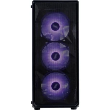 Корпус 1stPlayer FD3-M, Black, без БЖ, Mini Tower, для Micro ATX / Mini ITX, 1xUSB 3.0 / 2xUSB 2.0, макс. CPU - 155 мм / VGA - 290 мм, 4x120 мм ARGB, бічна панель із загартованого скла (FD3-M-BK-4F7)