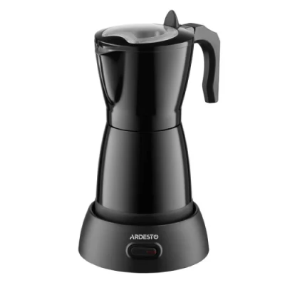Кавоварка гейзерна Ardesto CMM-X300B Black 480W, об'єм 300мл