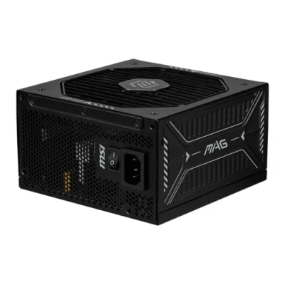 Блок живлення 850 Вт, MSI MAG A850GLS PCIE5, Black, модульний, 80+ Gold, Active PFC, 13.5 см FDB, 3xMolex / 8xSATA / 1x16-pin (600 Вт) / 4x6+2-pin / 2x4+4-pin / 1x20+4-pin, захист OCP/OTP/OPP/SCP/OVP/UVP/SIP/NLO, ATX 3.1