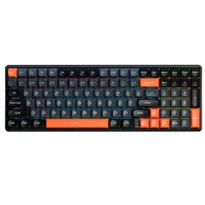 Клавіатура Aula S100, Black, USB Type-C, механічна (перемикачі Brown), Rainbow LED підсвічування, 99 кнопок, 1.2 м, EN/UA (6948391203157) Клавіатура Aula S100, Black, USB Type-C, механічна (перемикачі Brown), Rainbow LED підсвічування, 99 кнопок, 1.2 м, EN/UA (6948391203157)