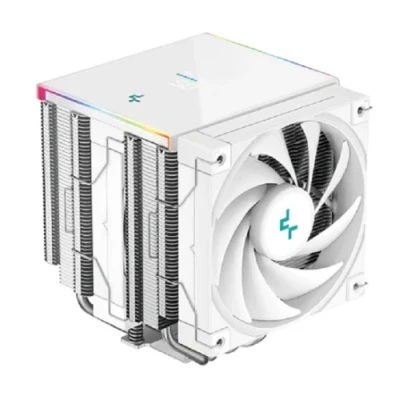 Кулер для процесора Deepcool AK620 DIGITAL SE, White, 2x120 мм, LCD екран, ARGB підсвічування, для Intel 1851/1700/1200/115x, AMD AM5/AM5, висота 161 мм (R-AK620-WHADMN-GJD) Кулер для процесора Deepcool AK620 DIGITAL SE, White, 2x120 мм, LCD екран, ARGB підсвічування, для Intel 1851/1700/1200/115x, AMD AM5/AM5, висота 161 мм (R-AK620-WHADMN-GJD)