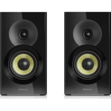 Колонки 2.0 REAL-EL S-470 Black, 2 x 30 Вт, HDMI, USB, AUX, Bluetooth, МДФ, пульт ДК (EL121200018)