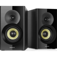 Колонки 2.0 REAL-EL S-470 Black, 2 x 30 Вт, HDMI, USB, AUX, Bluetooth, МДФ, пульт ДК (EL121200018)