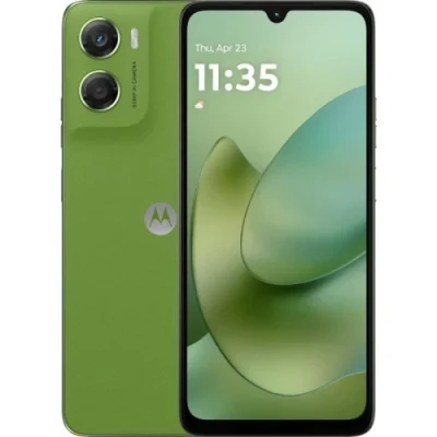 Смартфон Motorola G06, Tendril, 6.88" (1640х720, 120 Гц, LCD), MediaTek Helio G81 Extreme (8 ядер), Mali-G52 MC2, RAM 4GB, ROM 256GB, MicroSD (до 1 ТБ), NFC, WiFi, Bluetooth, 50Mp + 8Mp, 5200 mAh, Android 15 (PBA20001UA)