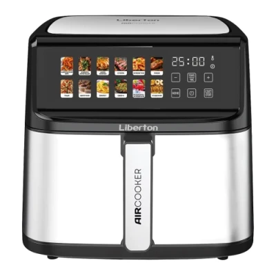 Мультипіч Liberton LAF-3213, Black/Inox, 1800W, 11л, 12 програм, керування сенсорне, таймер, автовідключення, антипригарне покриття чаші, 80-200 ˚C