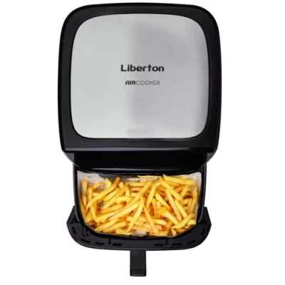 Мультипіч Liberton LAF-3213, Black/Inox, 1800W, 11л, 12 програм, керування сенсорне, таймер, автовідключення, антипригарне покриття чаші, 80-200 ˚C