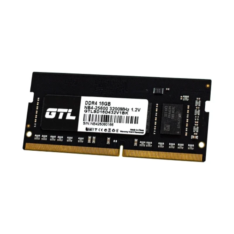 Пам'ять SO-DIMM, DDR4, 16Gb, 3200 MHz, GTL, 1.2V, CL22 (GTLSD16D432V1BK)