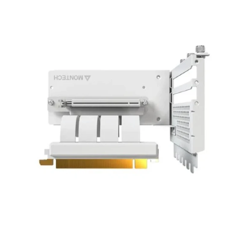 Підставка вертикальна Montech VGM 2, White, PCIe 4.0 x16 райзер, 24.4 см