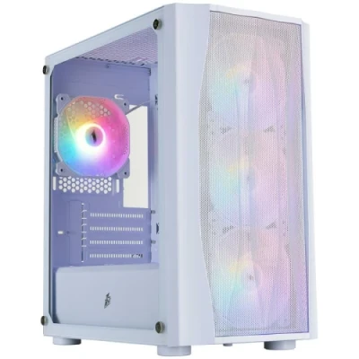 Корпус 1stPlayer X3-M, White, без БЖ, Mini Tower, Micro ATX / Mini ITX, 1xUSB 3.0 / 2xUSB 2.0, макс. CPU - 160 мм / VGA - 330 мм, 4x120 мм RGB, бічна панель із загартованого скла (X3-M-WH-4F1-W) Корпус 1stPlayer X3-M, White, без БЖ, Mini Tower, Micro ATX / Mini ITX, 1xUSB 3.0 / 2xUSB 2.0, макс. CPU - 160 мм / VGA - 330 мм, 4x120 мм RGB, бічна панель із загартованого скла (X3-M-WH-4F1-W)