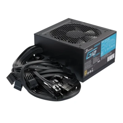Блок живлення 850 Вт, Seasonic G12 GC, Black, 80+ Gold, Active PFC, 12 см, 2xMolex / 6xSATA / 3x6+2-pin / 2x4+4-pin / 20+4-pin, захист OPP/OVP/OCP/SCP/OTP/UVP (G12 GC-850)