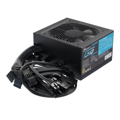 Блок живлення 650 Вт, Seasonic G12 GC, Black, 80+ Gold, Active PFC, 12 см, 2xMolex / 6xSATA / 2x6+2-pin / 2x4+4-pin / 20+4-pin, захист OPP/OVP/OCP/SCP/OTP/UVP (G12 GC-650)
