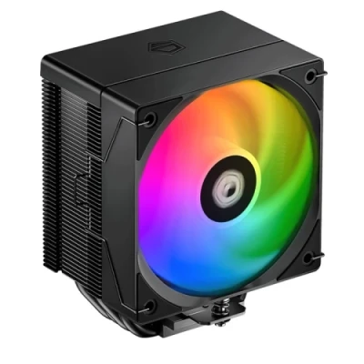 Кулер для процесора ID-Cooling SE-904-XT ARGB BLACK, алюміній/мідь, Intel: 1851/1700/1200/115x, AMD: AM5/AM4, 123х105х73 мм, 4-pin PWM, до 180 Вт, гідродинамічний підшипник