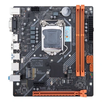Материнська плата LGA1151, Huananzhi H311-VH, H110, 2xDDR4, Int.Video (CPU), 3xSATA3, 1xM.2, 1xPCI-E 3.0 x16, 1xPCI-E 2.0 x1, 1xM.2 (WiFi), Realtek 7.1, Realtek GLan, 4xUSB 3.0 / 4xUSB 2.0, VGA/HDMI, Micro ATX
