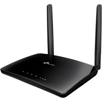 Роутер TP-Link Archer MR202, Black, WiFi 5, 4G (5GHz до 433 MB/s / 2.4GHz до 300 MB/s), 3xLan, 1xWan, nanoSIM, 2 зовнішні антени