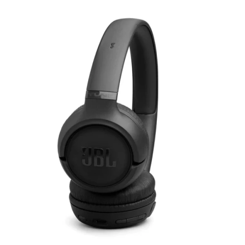 Навушники бездротові JBL Tune 530BT, Black, Bluetooth, мікрофон, акумулятор 450 mAh, активне шумозаглушення, технологія "Pure Bass", кнопки на чашках навушників (JBLT530BTBLKEU)