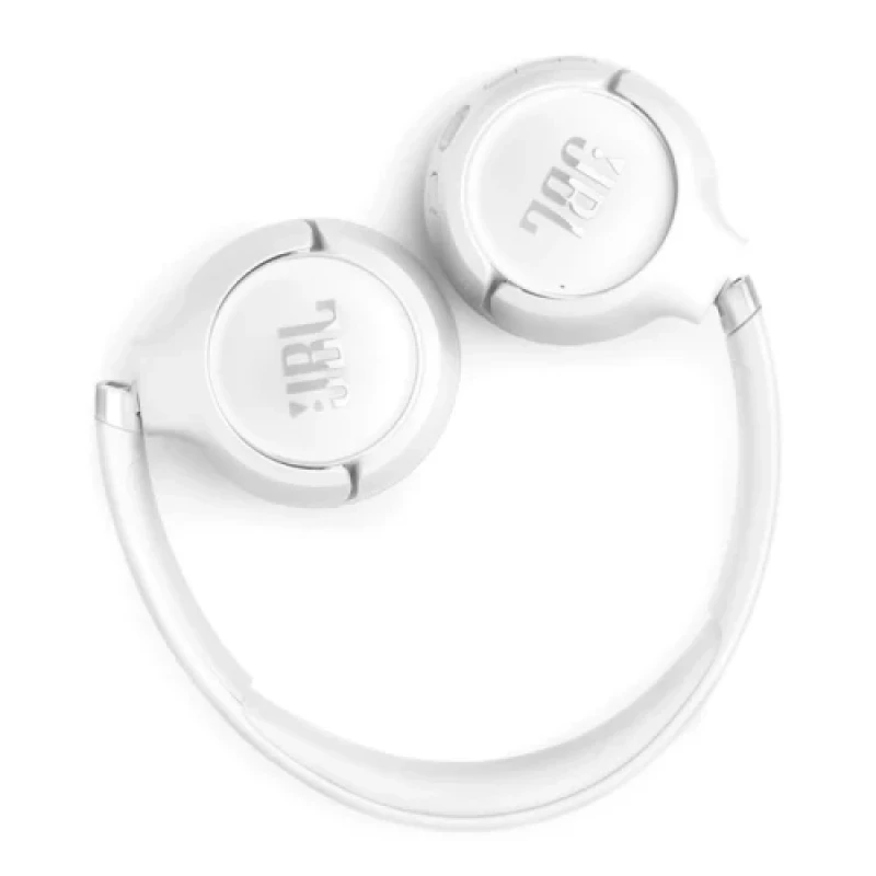Навушники бездротові JBL Tune 530BT, White, Bluetooth, мікрофон, акумулятор 450 mAh, активне шумозаглушення, технологія "Pure Bass", кнопки на чашках навушників (JBLT530BTWHTEU)