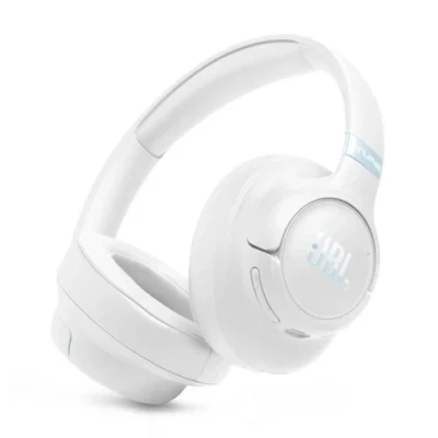 Навушники бездротові JBL Tune 780NC, White, Bluetooth, мікрофон, акумулятор 690 mAh, технологія "Pure Bass", кнопки на чашках навушників, швидка зарядка (JBLT780NCWHT)