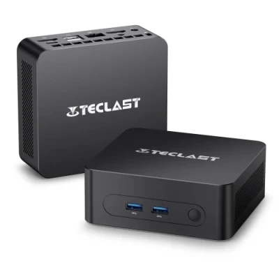 Неттоп Teclast N30, Black, N150 (4x3.6 GHz, 6 Вт), 16Gb DDR4 (2666MHz SO-DIMM), 512Gb SSD (M.2 2242, SATA), Graphics, WiFi 5, Bluetooth 5.0, GLan, 1xType-C / 3xUSB 3.2 / 1xUSB 2.0, 2xHDMI, Windows 11 Pro