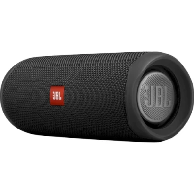 Колонка портативна 1.0 JBL Flip 5, Black, 20B, USB, Bluetooth, 4800mAh, час роботи до 12 год, радіус дії до 10 м, IPX7 водонепроникна