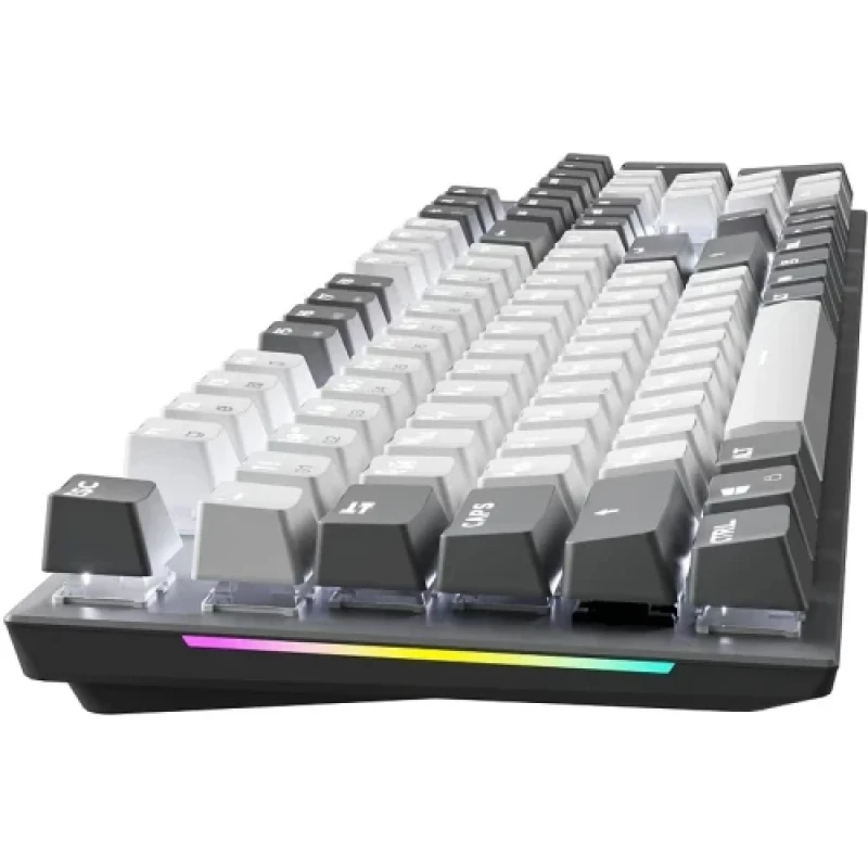 Клавіатура GamePro Genesis Metallic, Grey, USB, механічна (перемикачі Outemu RED), біле LED підсвічування, 104 кнопки (100%), 1.75 м, UA/EN (MK144G)