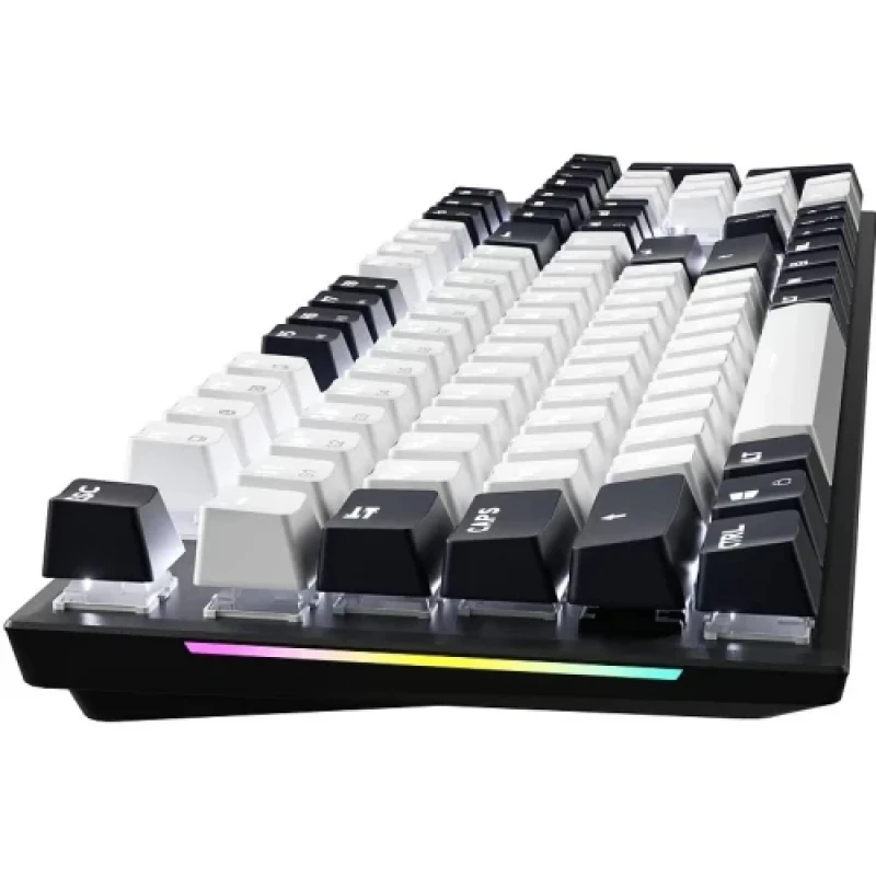 Клавіатура GamePro Genesis Metallic, Black/Grey, USB, механічна (перемикачі Outemu RED), біле LED підсвічування, 104 кнопки (100%), 1.75 м, UA/EN (MK144B)
