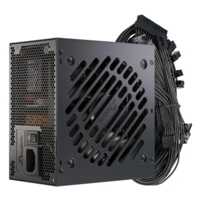 Блок живлення 850 Вт, Seasonic Core BC ATX 3.1, Black, 80+ Bronze, Active PFC, 12 см HDB, 1xMolex / 2xSATA / 1x16-pin / 3x6+2-pin / 2x4+4-pin / 1x20+4-pin, захист OCP/OPP/OTP/OVP/SCP/UVP (CORE BC-850 ATX31)