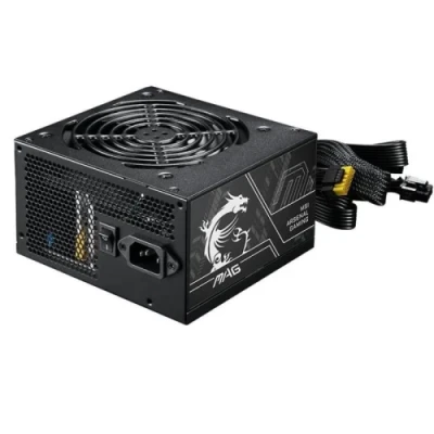Блок живлення 650 Вт, MSI MAG A650BN PCIE5 II, Black, 80+ Bronze, Active PFC, 12 см, 2xMolex / 3xSATA / 1x16-pin (300 Вт) / 2x6+2-pin / 2x4+4-pin / 1x20+4-pin, захист OVP/OCP/SCP/OPP/UVP
