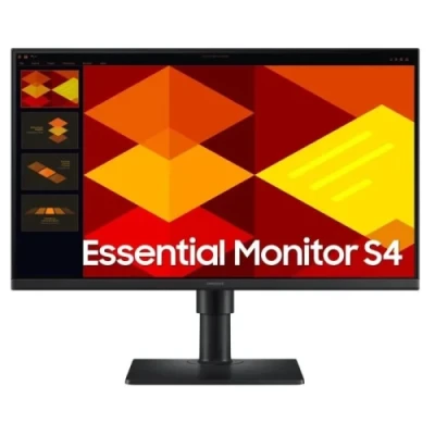 Монітор 27" Samsung Essential S4 (LS27D400GAIXUA), Black, IPS, 1920x1080 (16:9), 5 мс, 100 Гц, 250 кд/м², 1000:1, 178°/178°, 2хHDMI/DP, 2хUSB-А/USB-В, Vesa 100x100