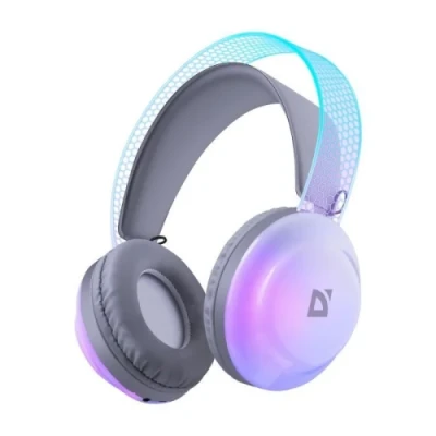 Навушники бездротові Defender FreeMotion B651, White/Grey, Bluetooth, Mini jack 3.5 мм, USB-C, мікрофон, 32 Ом, 105 дБ, RGB-підсвічування, радіус дії до 10 м, час роботи до 14 год (63651) Навушники бездротові Defender FreeMotion B651, White/Grey, Bluetooth, Mini jack 3.5 мм, USB-C, мікрофон, 32 Ом, 105 дБ, RGB-підсвічування, радіус дії до 10 м, час роботи до 14 год (63651)