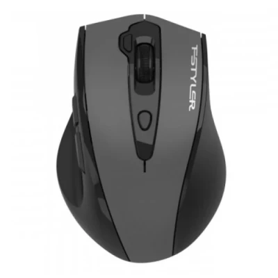 Миша бездротова A4Tech FG55S Plus "Fstyler", Black/Grey, USB 2.4GHz, оптична, 1000 - 3200 dpi, 7 кнопок, 4D-колесо, 1xAA