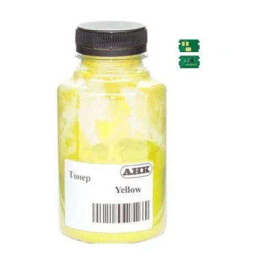 Тонер + чіп Kyocera TK-5450, Yellow, PA2600, MA2600, 90 г / 3200 копій, AHK (50000616)