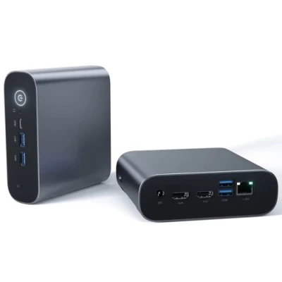 Неттоп WooYi AM21, Grey, Celeron N5095 (4x2.0-2.9 GHz), 8Gb DDR4, 128Gb SSD M.2, UHD Graphics, WiFi , Bluetooth 4.2, 2.5GLan, 1xType-C / 4xUSB 3.0, 2xHDMI, Windows 11 Pro