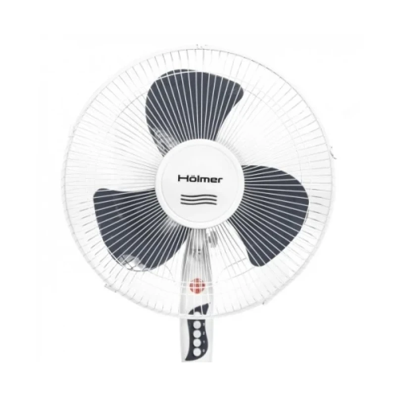 Вентилятор підлоговий Holmer HFS-1216G (відвантаження кратно 2 шт), White/Grey, 35 Вт, 3 швидкості, автоповорот, 3 лопасті, діаметр 40 см