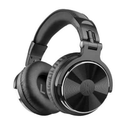 Навушники OneOdio Pro 10, Black, Mini jack 6.3 мм, Mini jack 3.5 мм, мікрофон на дроті, 32 Ом, 110 дБ, кабель 2.8 м + 1.2 м Навушники OneOdio Pro 10, Black, Mini jack 6.3 мм, Mini jack 3.5 мм, мікрофон на дроті, 32 Ом, 110 дБ, кабель 2.8 м + 1.2 м